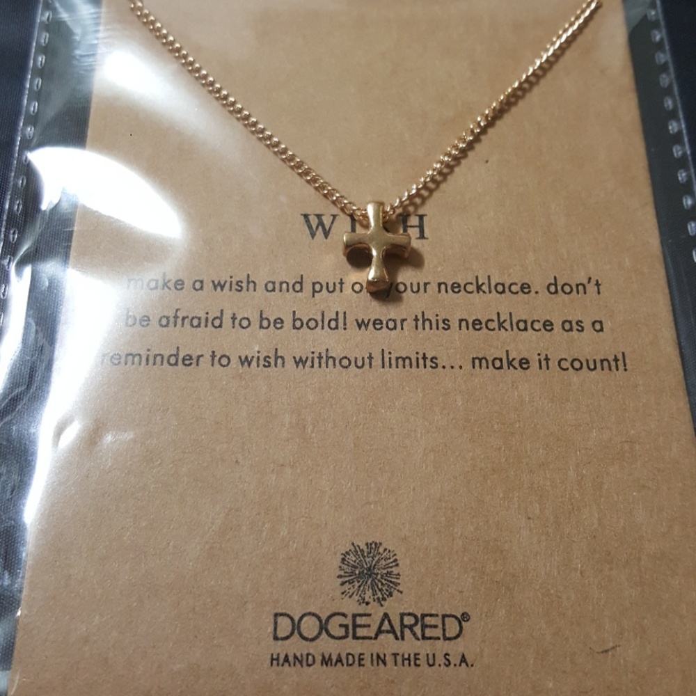 Gold Dipped Dogeared choker Necklaces With card. - Picture 2 of 2